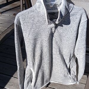 Eddie Bauer Gray Pullover Top